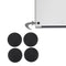 4 PCS pour Macbook Pro 13,3 pouces et 15,4 pouces et 17 pouces (2009-2011) A1278 et A1286 et A1297 / MC700 / MB990 / MC374 / MB991 / MC721 / MB985 / MB986 Tapis en caoutchouc du boîtier inférieur (noir)